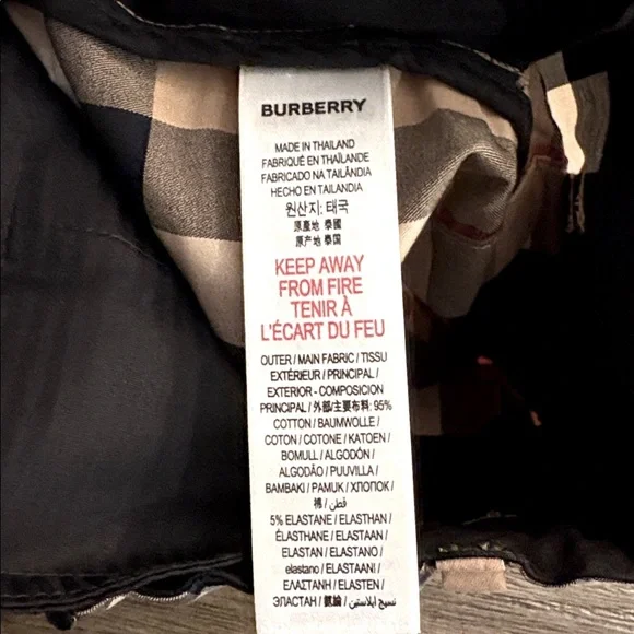 NWT [Burberry] Authentic Luxury Check Plaid Elastic Waist Shorts Toddler Sz 6M - Picture 12 of 13